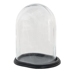 Clayre & Eef Cloche 23x16x27 cm Wood Glass