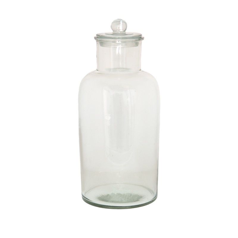 Clayre & Eef Storage Jar Ø 15x35 cm Glass