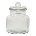 Clayre & Eef Pot de stockage Ø 11x16 cm Verre