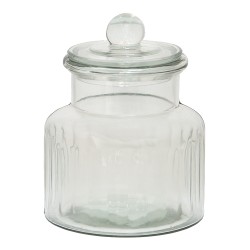 Clayre & Eef Storage Jar Ø 11x16 cm Glass