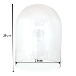 Clayre & Eef Glocke Ø 23x31 cm Glas