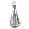 Clayre & Eef Bouteille décorative Ø 12x26 cm Couleur argent Verre