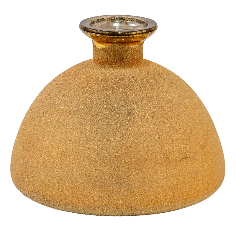 Clayre & Eef Vaso  Ø 17x14 cm Color oro Vetro