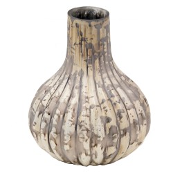 Clayre & Eef Vase 11x11x15 cm Kupferfarbig Glas