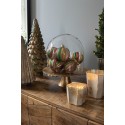 Clayre & Eef Christmas Decoration Christmas Tree 32 cm Gold colored Glass Christmas Tree