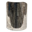 Clayre & Eef Porte-bougie Ø 15x20 cm Couleur argent Verre