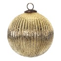 Clayre & Eef Palla di natale Ø 14 cm Color oro Vetro