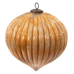 Clayre & Eef Palla di natale XL Ø 25 cm Color oro Vetro