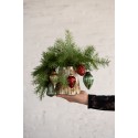 Clayre & Eef Kerstbal  Ø 5 cm Groen Glas