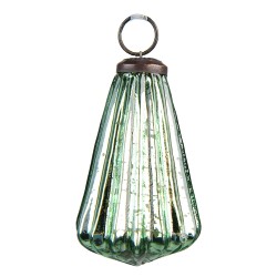 Clayre & Eef Boule de Noël Ø 4 cm Vert Verre