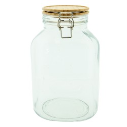 Clayre & Eef Voorraadpot   4100 ml Glas