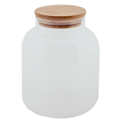 Clayre & Eef Pot de stockage 1200 ml Verre