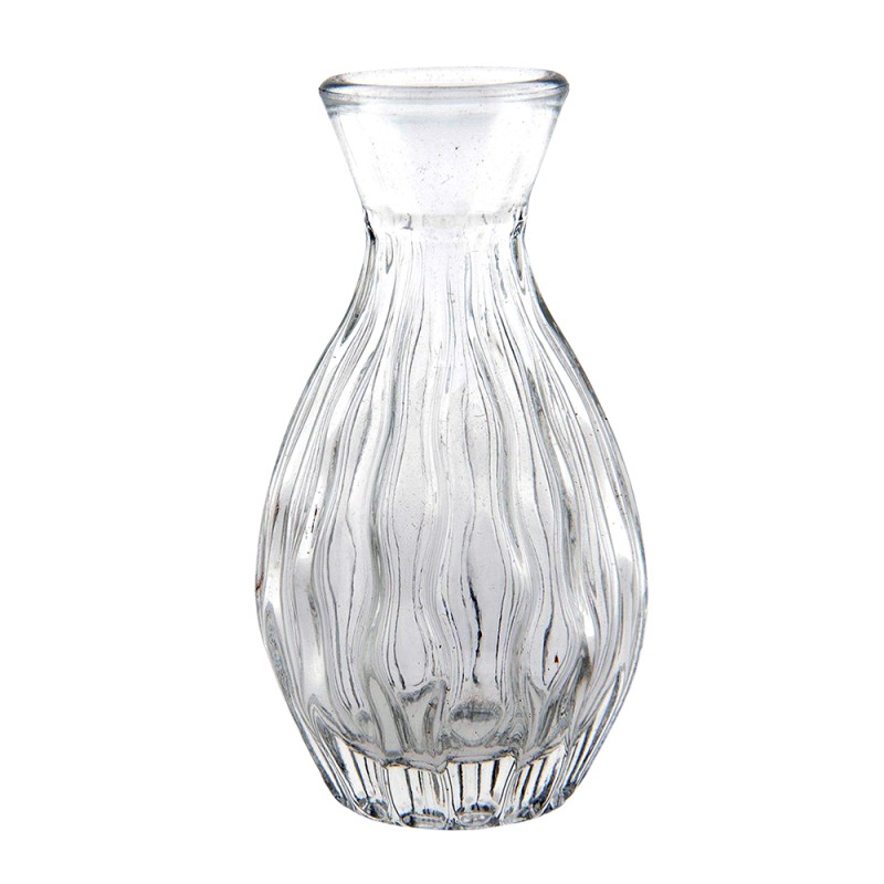 Clayre & Eef Vase Ø 6x11 cm Verre