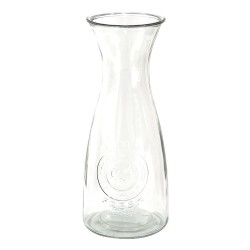 Clayre & Eef Carafe Ø 10x27 cm Glass Country Style