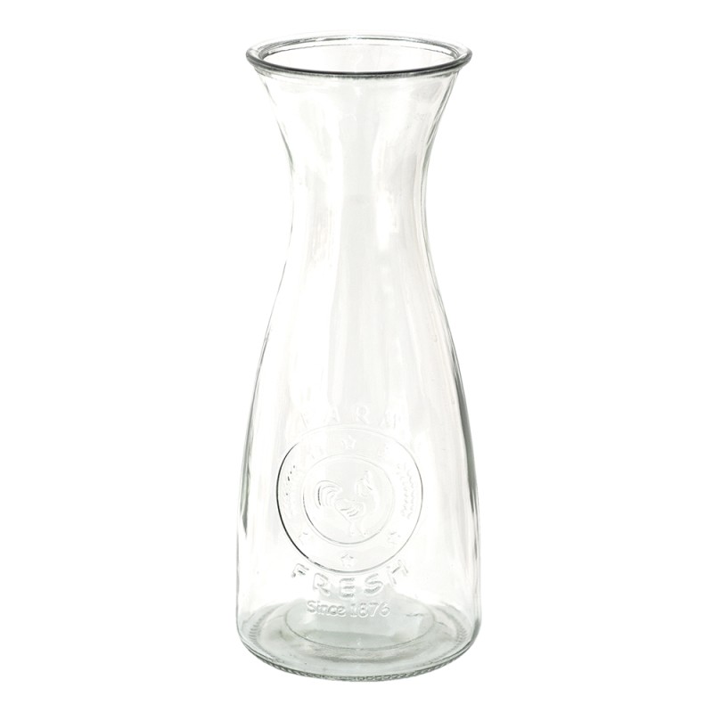 Clayre & Eef Karaffe Ø 10x27 cm Glas