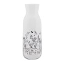 Clayre & Eef Caraffa  1000 ml Vetro Fiori