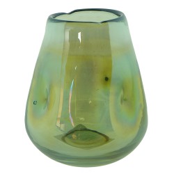 Clayre & Eef Vase Ø 10x12 cm Vert Verre