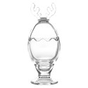 Clayre & Eef Pot en verre Ø 8x21 cm Transparent Verre Rond