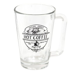 Clayre & Eef Mug 250 ml Glass Hot Coffee