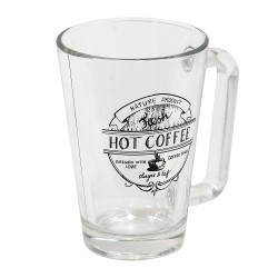 Clayre & Eef Mug 250 ml Glass Hot Coffee