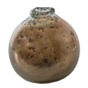 Clayre & Eef Vase Ø 10x10 cm Marron Verre