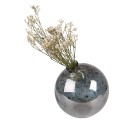 Clayre & Eef Vaso  Ø 13x13 cm Grigio Vetro