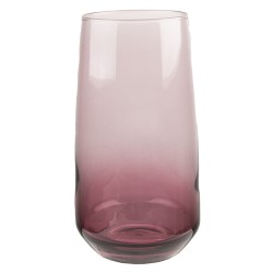 Clayre & Eef Wasserglas 430 ml Violett Glas