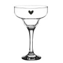 Clayre & Eef Verre à Martini 200 ml Verre Coeur