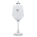 Clayre & Eef Verre à vin Coeur 250 ml Transparent Verre