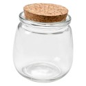 Clayre & Eef Storage Jar Ø 8x9 cm Transparent Glass