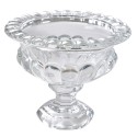 Clayre & Eef Corbeille de fruits Ø 19x15 cm Transparent Verre