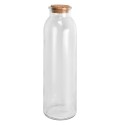 Clayre & Eef Decorative Bottle Ø 5x19 cm Transparent Glass