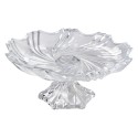 Clayre & Eef Corbeille de fruits Ø 23x11 cm Transparent Verre