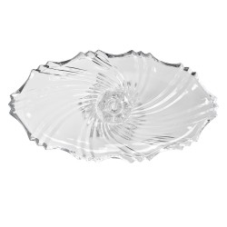 Clayre & Eef Fruit bowl 36x20x13 cm Transparent Glass