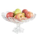 Clayre & Eef Fruit bowl Ø 38x21 cm Transparent Glass