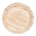 Clayre & Eef Stolp  Ø 13x11 cm Bruin Hout Glas Rond