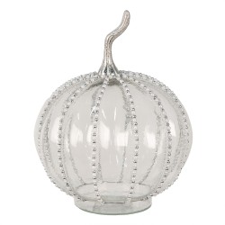 Clayre & Eef Decoration Pumpkin Ø 15x19 cm Transparent Glass