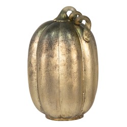 Clayre & Eef Decoration Pumpkin Ø 17x27 cm Gold colored Glass