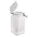 Clayre & Eef Voorraadpot 1800 ml Transparant Glas