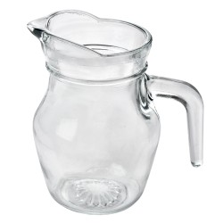 Clayre & Eef Decorative Pitcher 500 ml Transparent Glass