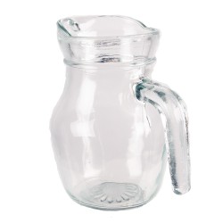 Clayre & Eef Decorative Pitcher 500 ml Transparent Glass