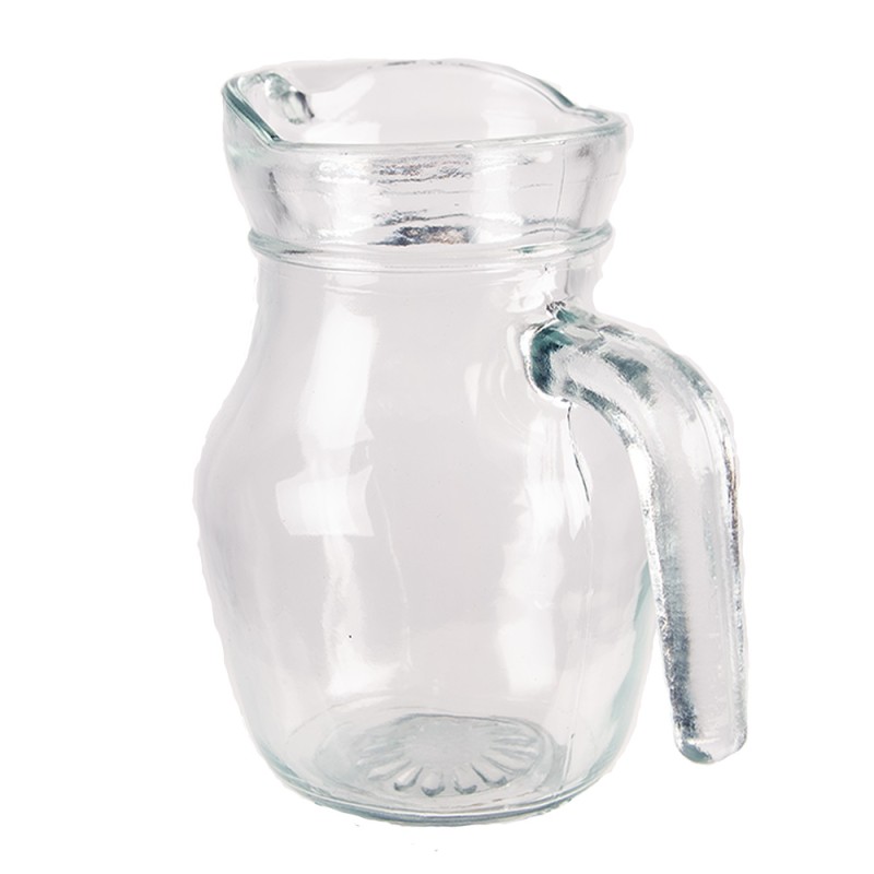 Clayre & Eef Decoratie Schenkkan 500 ml Transparant Glas