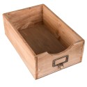 Clayre & Eef Portariviste 18x29x10 cm Marrone Legno  Rettangolo