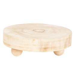 Clayre & Eef Sottopentole Ø 23 cm Marrone Legno  Rotondo