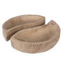 Clayre & Eef Serving Platter 36x19x7 cm Brown Wood