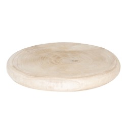 Clayre & Eef Pot Coasters Ø 30 cm Brown Wood Round