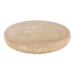 Clayre & Eef Sottopentole Ø 30 cm Marrone Legno  Rotondo