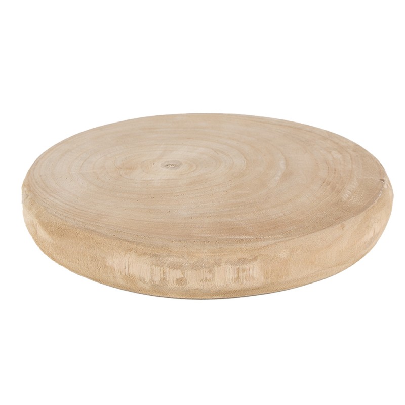 Clayre & Eef Dessous de casseroles Ø 30 cm Marron Bois Rond