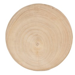 Clayre & Eef Pot Coasters Ø 30 cm Brown Wood Round