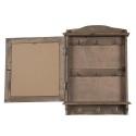 Clayre & Eef Porte-clés 34x8x47 cm Marron Bois Rectangle